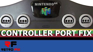 How to fix an N64 controller port and reset button