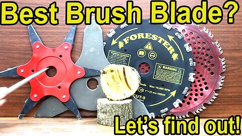 Best Brush Cutter Blade? Let's find out! Stihl, Husqvarna, Echo, Oregon, Renegade & Forester
