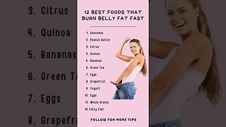 How to get rid of belly fat with food | Powerful fat-burning foods #Shorts