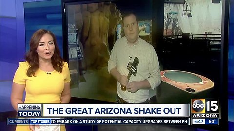 The Great Arizona Shake Out: How to prepare for an earthquake in AZ