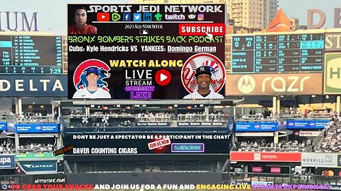 ⚾NEW YORK YANKEES vs Chicago Cubs| WATCH ALONG |Live Reaction| FEEL THE FORCE!