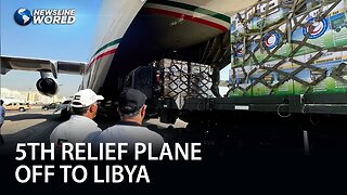 Fifth relief plane from Kuwait departs for flood-hit libya