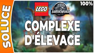 LEGO Jurassic World - COMPLEXE D'ÉLEVAGE - 100% - Minikits et ambre [FR PS3]