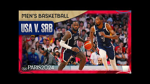 Team USA Men's Basketball Dominates Serbia in Thrilling Olympic Debut | Paris Olympics