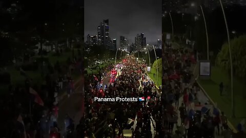 Panama protest against government approval of mining contract