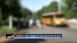 Parents report boys putting their crotches in girls faces on Hillsborough County school bus