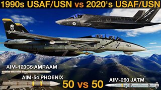 1990's USAF & USN Air Wing vs 2020's USAF & USN Air Wing (WarGames 130) | DCS