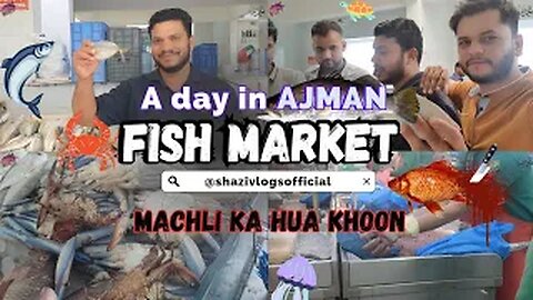 #Ajman Fish Market | fish market may bhool gy or phir ?