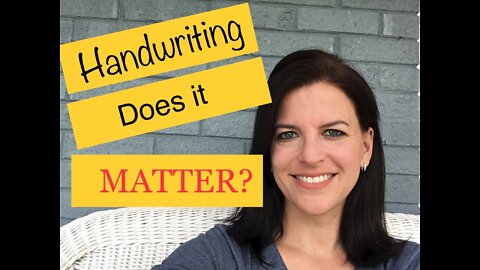 Does My Child's Handwriting Matter?