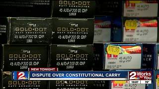 Tulsans dispute over state legislature's "Constitutional Carry" bill passed Wednesday night