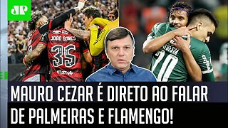 "O Palmeiras TEM UMA VANTAGEM em relação ao Flamengo, que é..." Mauro Cezar É DIRETO!