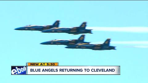 Blue Angels return to the Cleveland skies for the Cleveland National Air Show