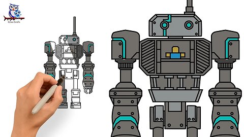 How to Draw Noob Attack - Mech Mobility Roblox