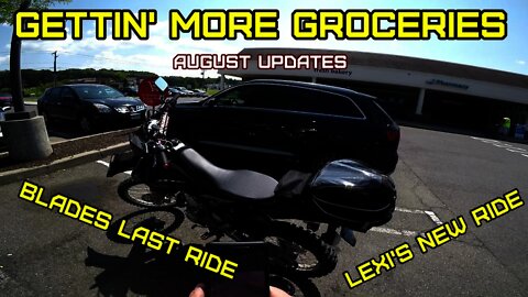 (E9) DRZ400 Gettin' Groceries (Part2). August updates Blades last ride on the Magician.