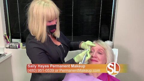 Permanent makeup with Sally Hayes can save you time and money