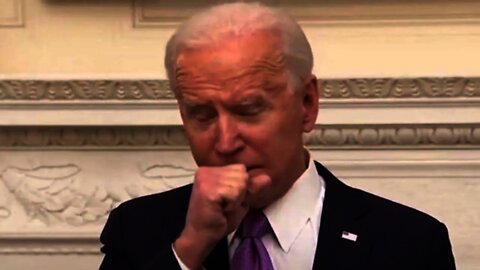 'ARE YOU OK?': Biden Coughs Unconctrollably Through Jobs Speech Claims He "ONLY" has a Cold!