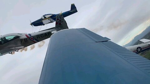 Fraser Blues 4-Plane Formation