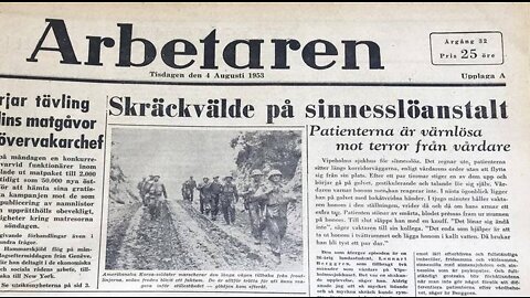 Eutanasi - ännu en nattsvart historia från Vipeholms sjukhus.