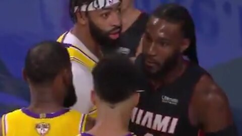 LeBron James TRASH TALKS Jae Crowder After Dirty Play Slams Him To The Floor | NBA FINALS 2020