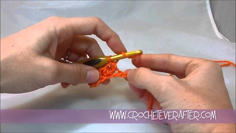 Left Hand Half Double Crochet Tutorial #2: HDC Into Foundation Chain