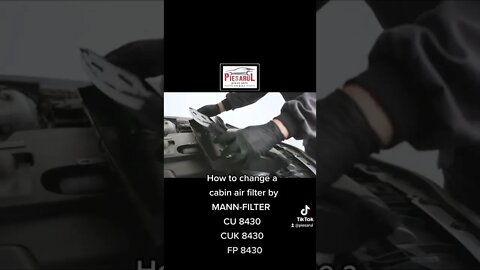 How to #change a #cabin #air #filter by #MANN-FILTER #CU 8430 - #CUK 8430 - #FP 8430 #piesarul