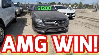 AMG WIN! So Many Mercedes, Range Rover, Copart Walk Around (Let's Try This Again LOL)