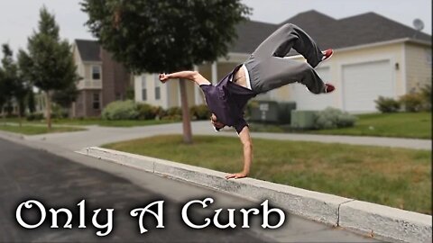 Only a Curb - Simple Object Parkour Training