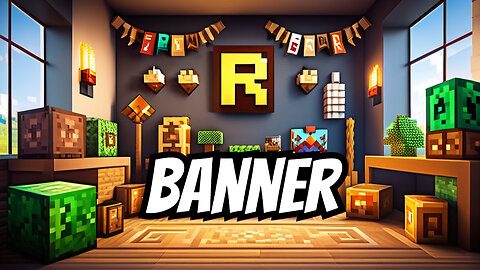 How To Make The Letter R Banner In Minecraft