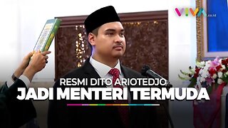 Pecah Telur! Jokowi Lantik Menteri Termuda di Kabinet Indonesia Maju