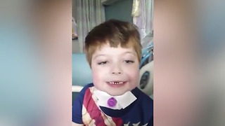 Young boy spends most of his life on support after cough turned deadly