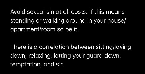 Avoid Sexual Sin At All Costs
