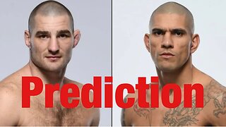 Sean Strickland Vs Alex Pereira Early Prediction