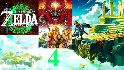 The Legend Of Zelda : Tears Of The Kingdom Part 4 4️⃣ 🛡🗡🧝🏻‍♂️🏰💧💧🧝🏻‍♀️👑🐲🐉 (Nintendo Switch OLED🎮)