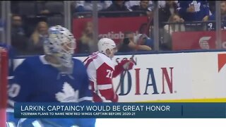 Dylan Larkin says Red Wings captaincy would be a great honor