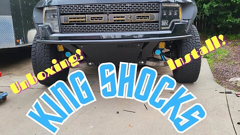 Ford Raptor Front King Shocks Install!