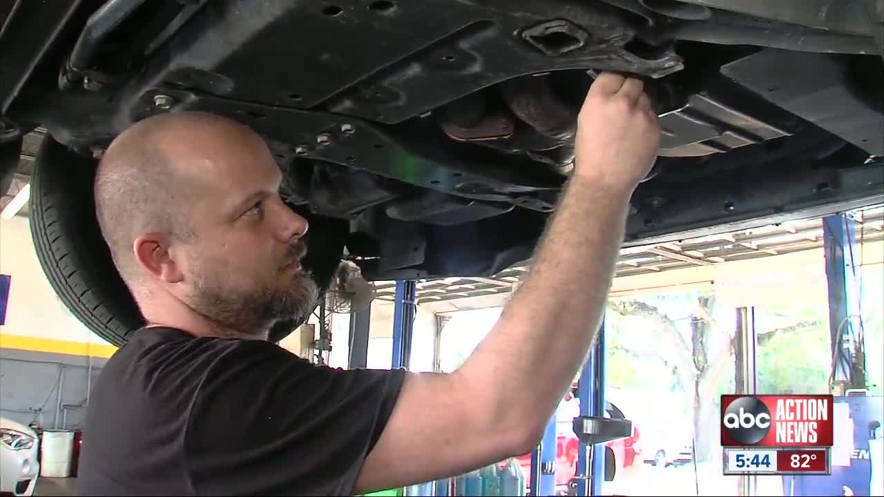 Tampa driver claims routine maintenance at local shop ruined her car’s engine