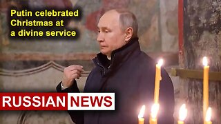 Russian President Vladimir Putin celebrated Christmas at a divine service | Russian news