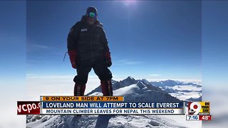 Matt Brennan ready to climb Mount Everest