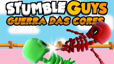 #stumbleguys GUERRA DAS CORES VERDE X VERMELHO