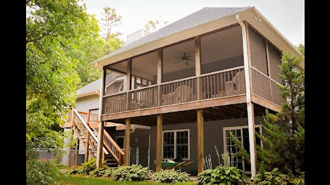 super houses Screened In Porch And Deck Ideas