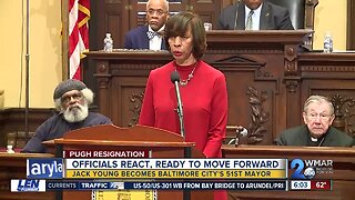 Baltimore City leaders react to Catherine Pugh’s resignation, Jack Young now Mayor