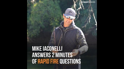 Mike Iaconelli Answers 2 Minutes of Rapid Fire Questions