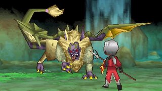 Graphite Cave of Dolour Lv. 13 GROTTO [Boss Fight] ~ DRAGON QUEST IX #17 / 21:9 Widescreen (NDS)