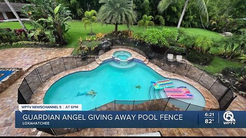 Home inspection company preaches pool safety, gives away pool fences