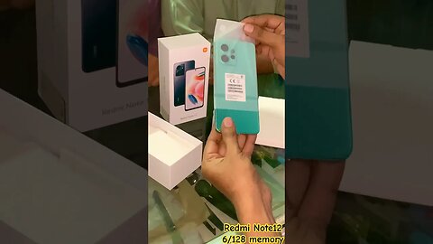 Redmi Note12 green color | redmi Note12 unboxing video | redmi Note12 price in pakistan #shorts