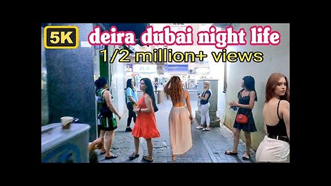 Night Life In Deira Dubai (5k) Amazing View Of Beautiful City