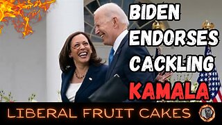 Joe Biden Drops Out, Endorses Cackling Kamala Harris