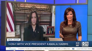 One-on-one interview with Vice President Kamala Harris