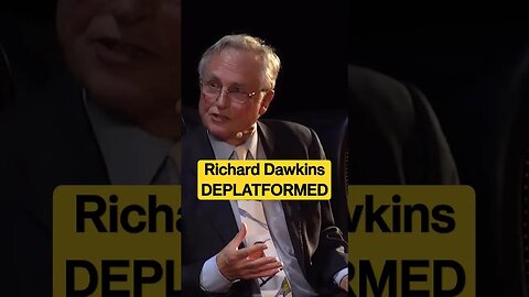 Richard Dawkins DEPLATFORMED #richarddawkins #freespeech #1stamendment #cancelculture