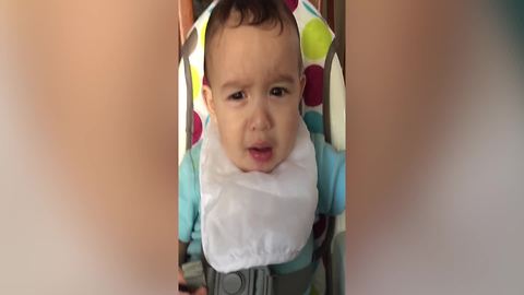 Baby Boy Tries Lemon For The First Time